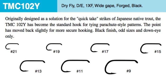 Tiemco TMC 102Y Fluekroker