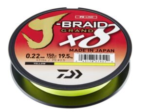 Daiwa J Braid X8 Grand 135m Gul Multifilament