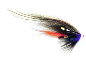 Black & Silver Blue Laksefluer Tube