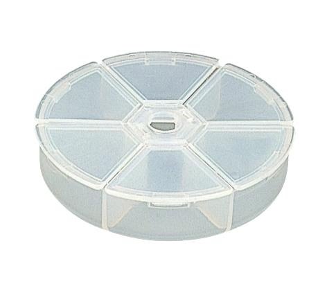 Meiho Rund Boks 6 Rom 84x20mm Krokbokser