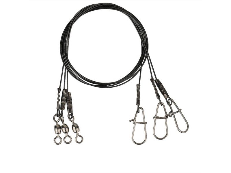 Savage Gear Black7 Stålfortom 3stk Fortommer