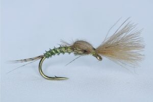 Shuttlecock Emerger Baetis Døgnfluer
