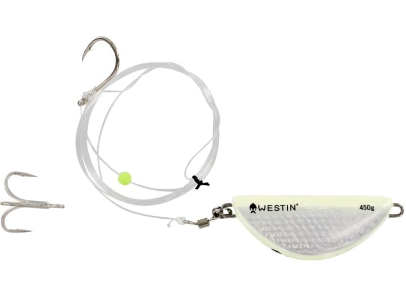 Westin Halibut Anti Twist Rig Glow Kroksett Havfiske