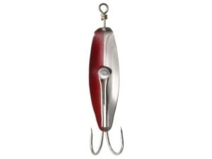 Sølvkroken Sei Rykk Dobbelkrok Sølv/Rød Krok 3 Rykk