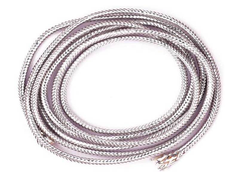 Mylar Piping Sølv Syntetisk