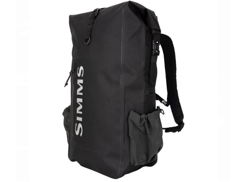 Simms Dry Creek Rolltop Backpack Black Simms Dry Creek Rolltop Backpack Black Sekk & Sling Pack