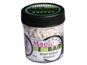 Traper Magic Bait Maggot Hvit Isfiskefor og Agn