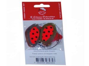 Kvarting 50 Rød Svart Prikket 422-KSG Markdrag