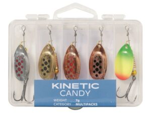 Kinetic Candy Spinner Sett 5stk Sluk og Spinner sett