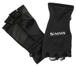 Simms Freestone Half Finger Black Simms Freestone Half Finger Black Hansker & Sokker