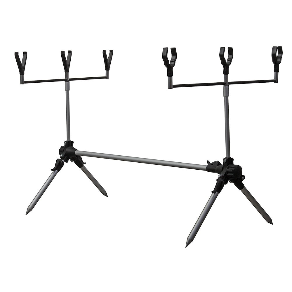 Dam Rod Pod 3-Rod med Rod Rest Dam Rod Pod 3-Rod med Rod Rest Bankstick og Pods
