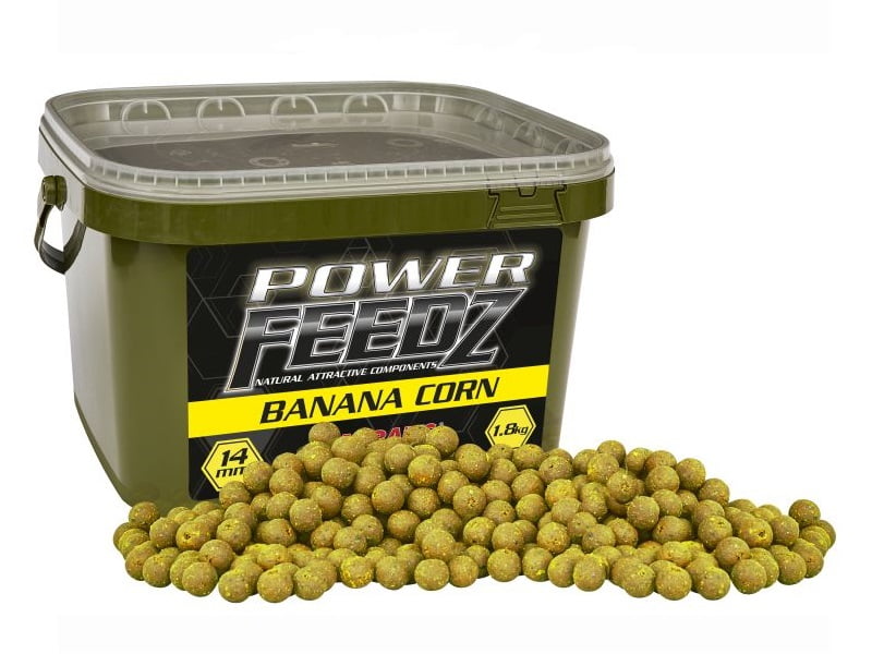 Power Feedz Banana Corn 14mm Boilies