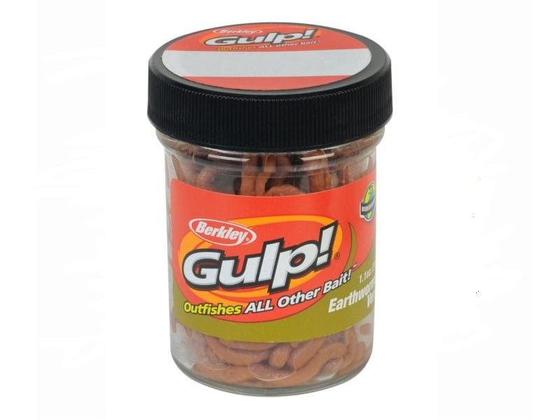Gulp!  Earthworm Brun 10cm Pellets & Agn