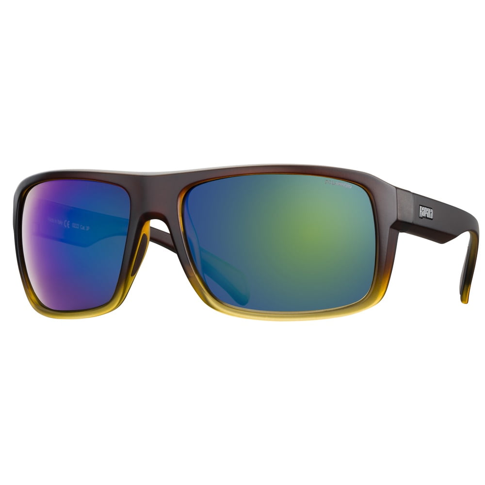 Precision Skye Matte Brown Fade Amber Green Mirror Precision Skye Matte Brown Fade Amber Green Mirror Solbriller