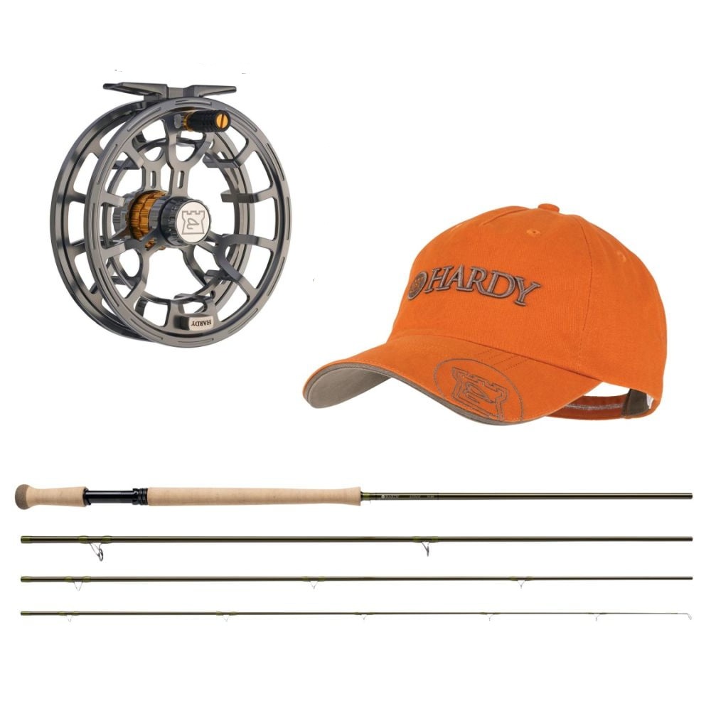 Hardy Aydon to-hånds kombinasjon Fluefiskesett