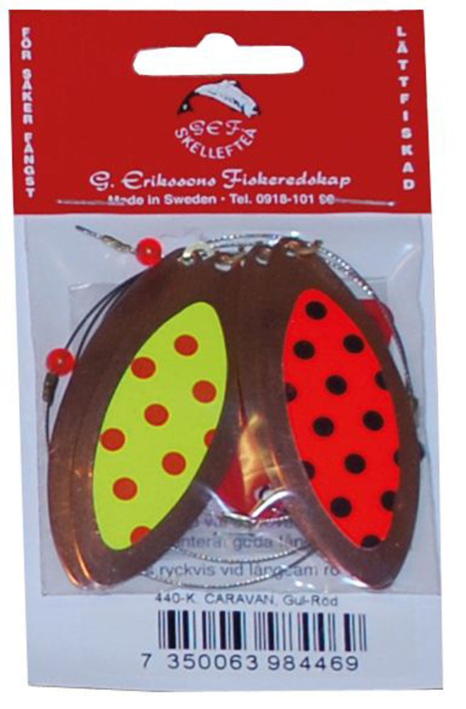 Markdrag Caravan Gul Rød 440K Markdrag