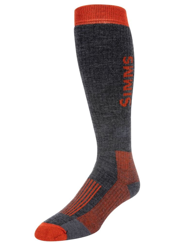 Simms Merino Midweight OTC Carbon Simms Merino Midweight OTC Carbon Hansker & Sokker