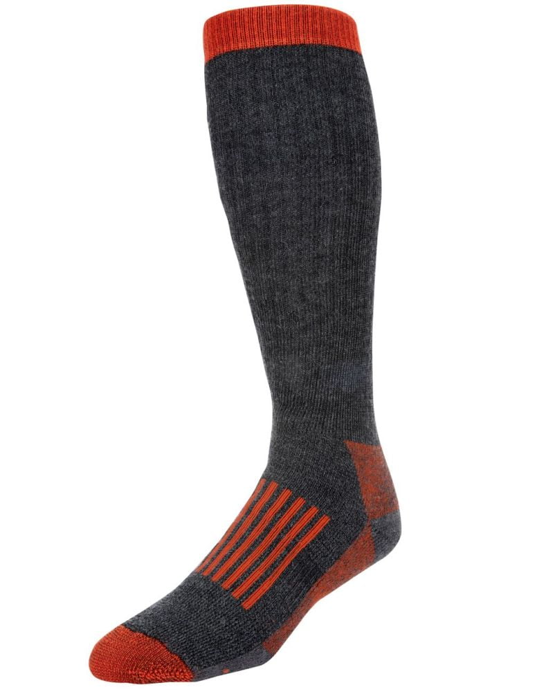 Simms Merino Thermal OTC Carbon Simms Merino Thermal OTC Carbon Hansker & Sokker