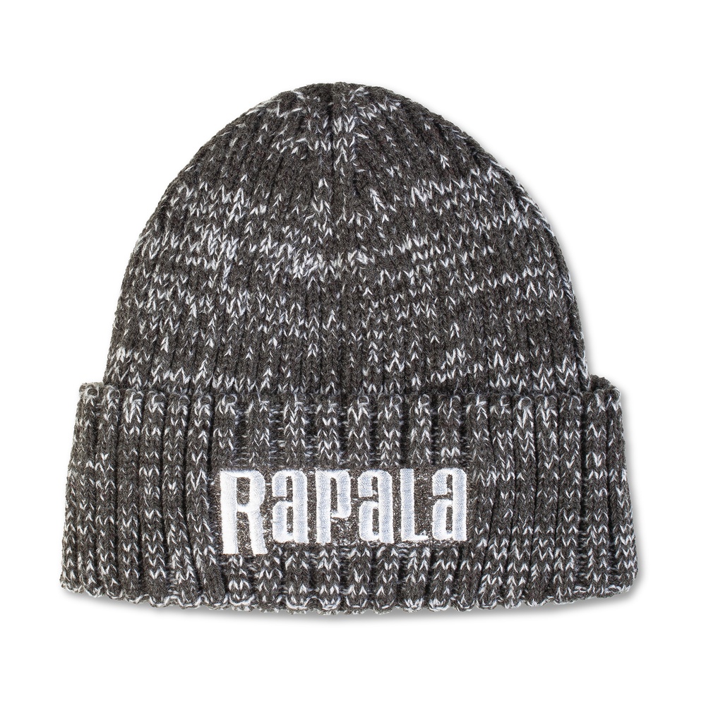 Rapala Mesh Knit Beanie Grey White Luer