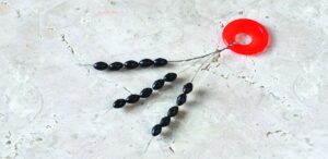 Filfishing Gummi Stopper Svart Dupp Tilbehør