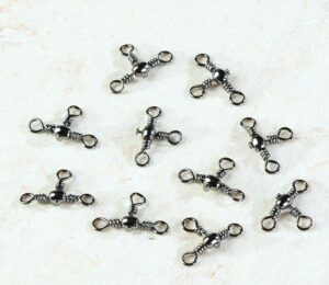 Swivel 3-delt Black Nickel 10pk Swivel 3-delt Black Nickel 10pk Swivler
