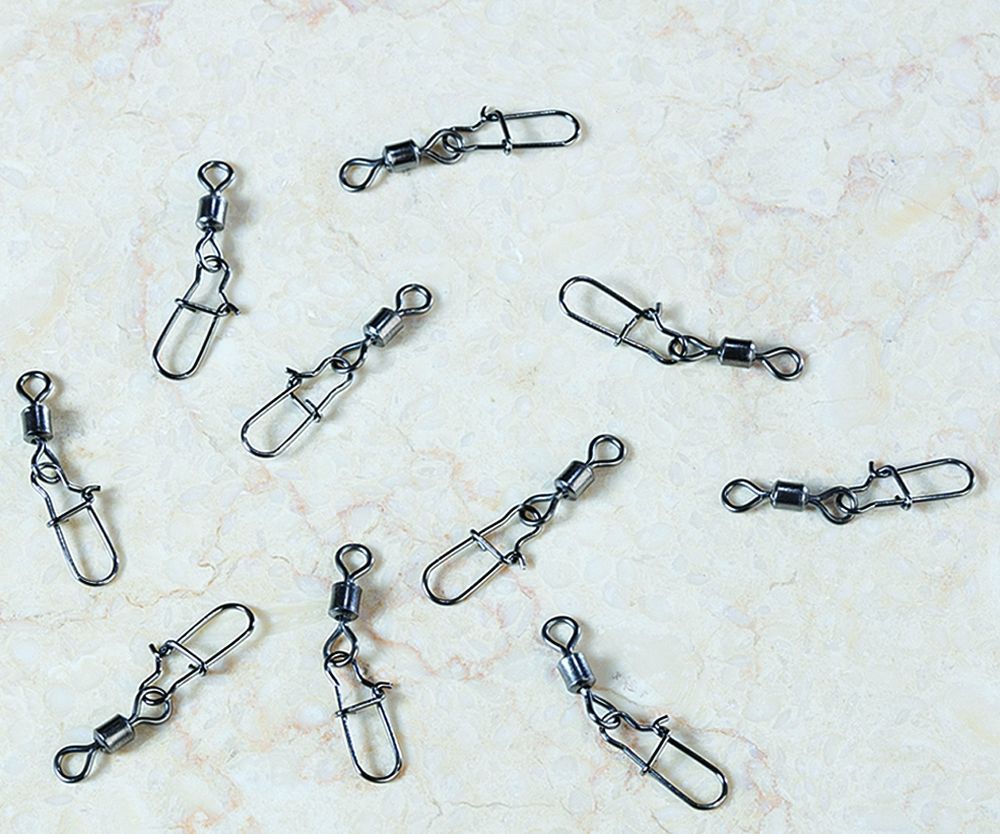 Fastlock Snap Black Nickel 10pk Sluklåser