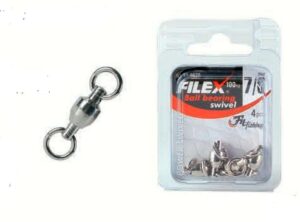 Filfishing Kulelager Swivel Nickel 4pk Filfishing Kulelager Swivel Nickel 4pk Swivler