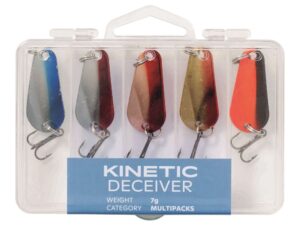Kinetic Deceiver Sluk Sett 5stk Sluk og Spinner sett
