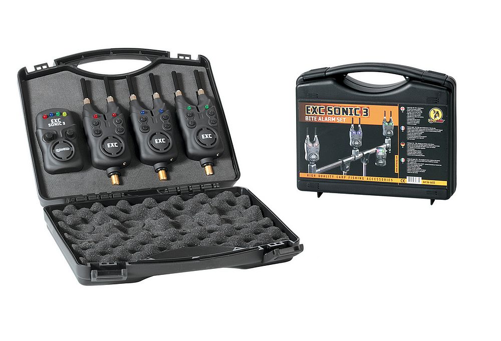 Ekstra Carp Bite Alarm Set EXC Sonic Nappvarsler og Indikator