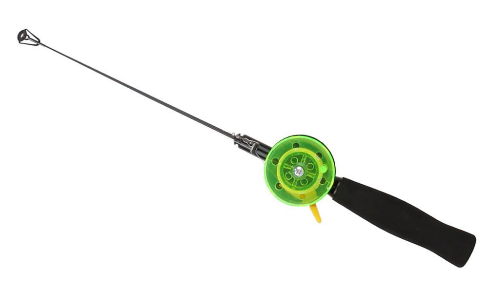 Pilkestikke med 25m 0.28mm line og snap Isfiskesett