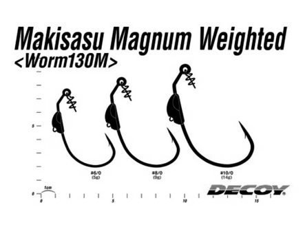 Decoy Worm 130M Makisasu Magnum Weighted Decoy Worm 130M Makisasu Magnum Weighted Enkel Kroker