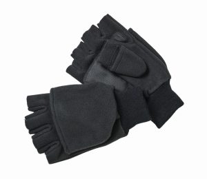 Kinetic Wind Stop Fold Over Mitt Black
