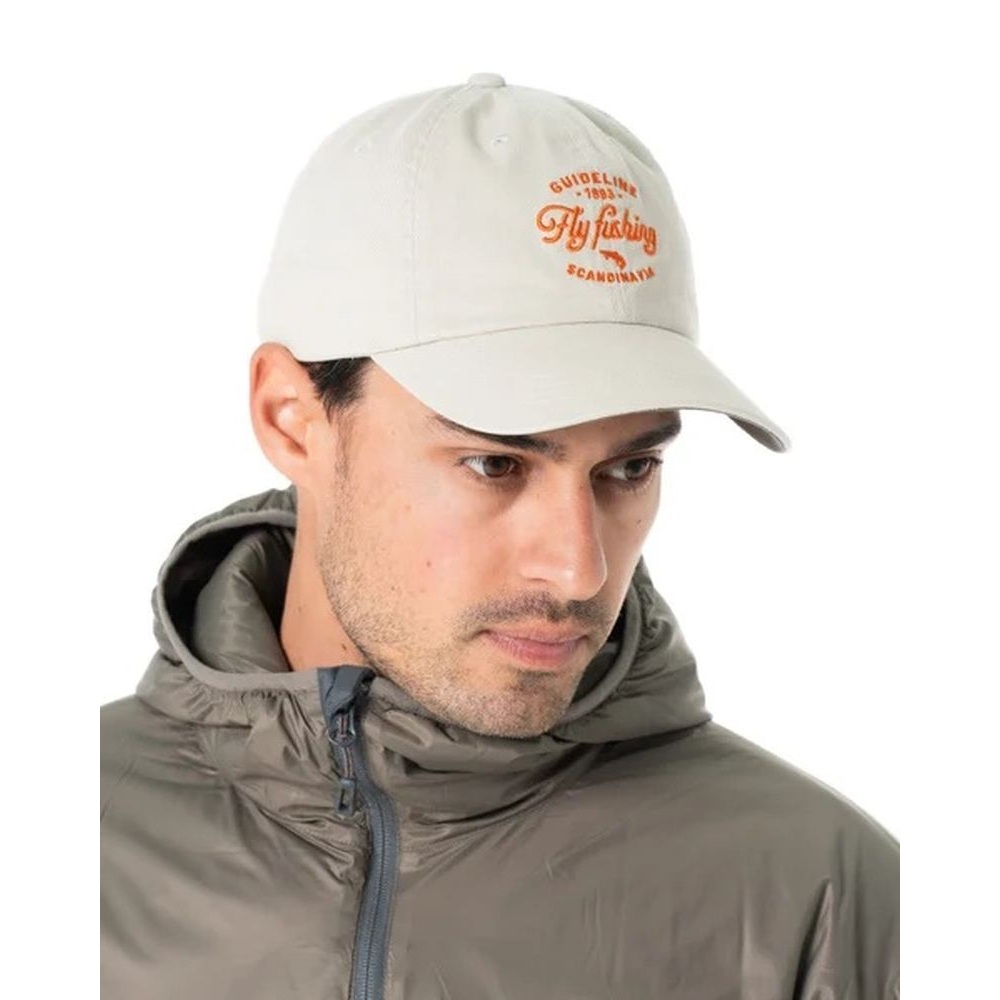 Guideline Fly Fishing Dad Cap Bone Capser