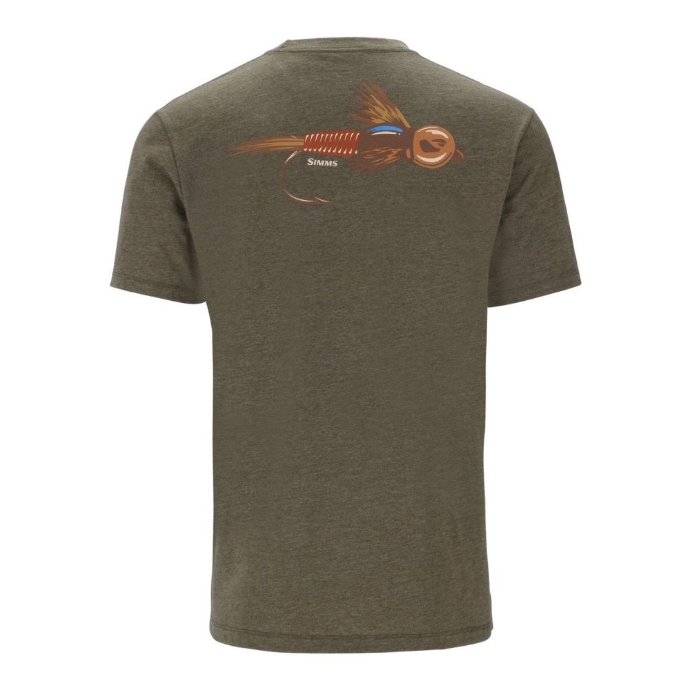 Simms Let It Fly T-Shirt Millitary Heather T-Shirt