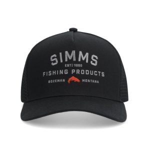 Simms Double Haul Trucker Black Capser