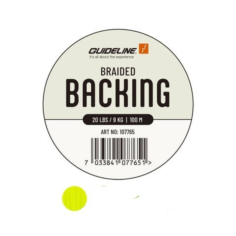 Guideline Braided Backing 100m 0.20lb FL.Gul Guideline Braided Backing 100m 0.20lb FL.Gul Backing