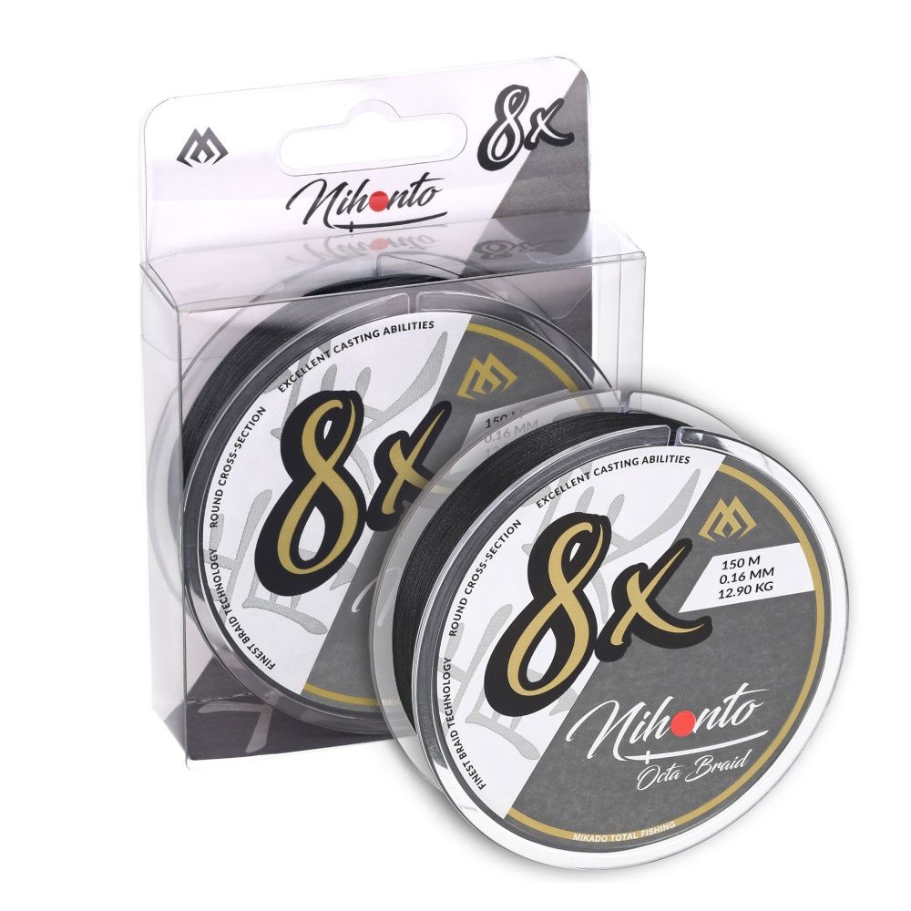 Nihonto Octa X8 Braid 150m Black Nihonto Octa X8 Braid 150m Black Multifilament