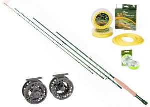 Filex Fluesett 4-delt 9 fot klasse 5 Filex Fluesett 4-delt 9 fot klasse 5 Fluefiskesett