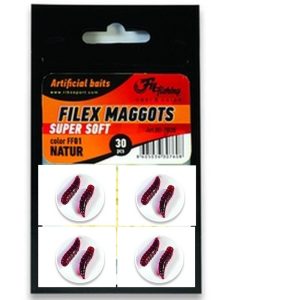 Filex Maggot Super Soft red 30stk Isfiskefor og Agn