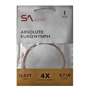 Absolute Euro Nymph Leader 13,5` 4X Absolute Euro Nymph Leader 13,5` 4X Taperte Fortommer