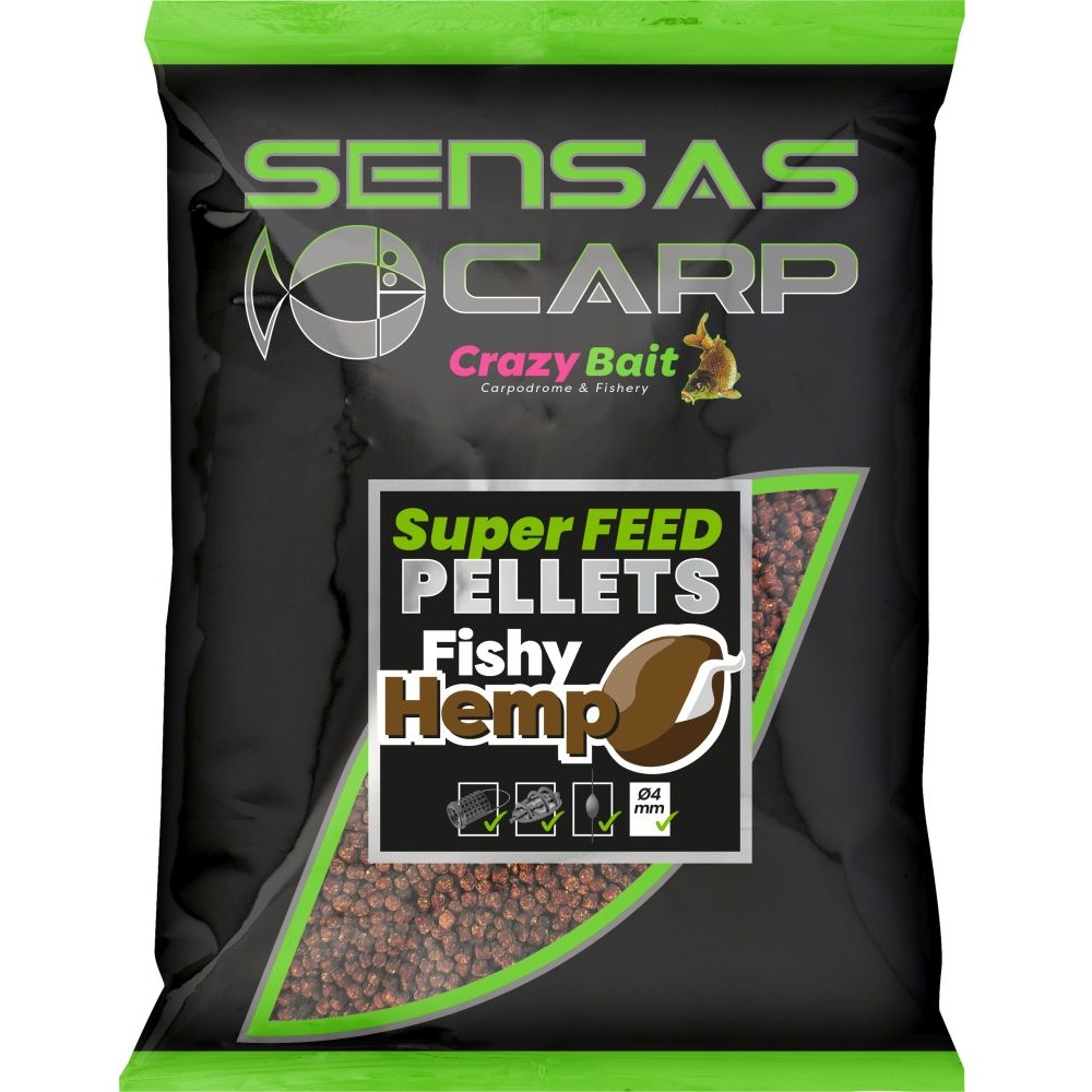 Super Feed Pellets Fishy Hemp 4mm 650gr Kommer 2026