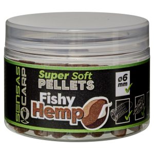 Super Soft Pellets 6mm 60gr Fishy Hemp Kommer 2026