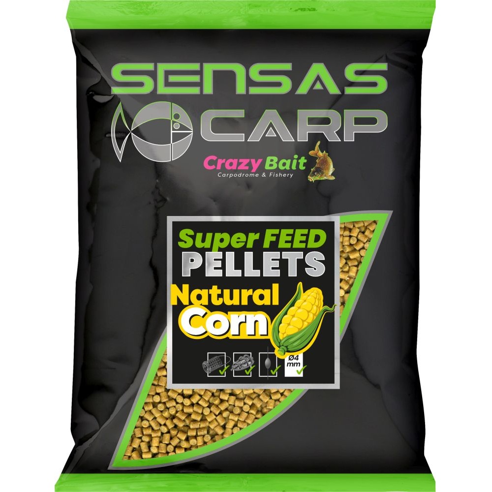 Super Feed Pellets Natural Corn 4mm 650gr Kommer 2026