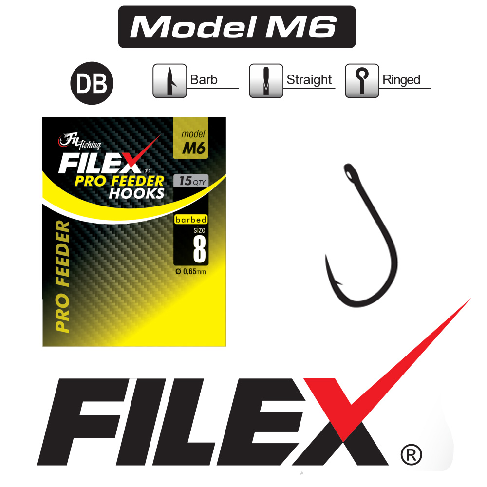 Filex Pro Feeder Hooks M6 Filex Pro Feeder Hooks M6 Kommer 2026